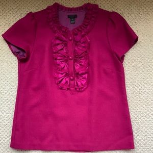 🎯J Crew statement top magenta